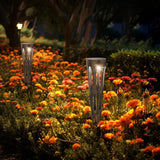 JJX Solar Pathway Lights, 6 Pack Outdoor Walkway Solar Lights for Yard Outside, Warm Light LED Landscape Light | Lumora
