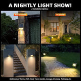 3 Brightness Modes Solar Outdoor Lights with Super Bright 40LEDs, 360 Adjustable Lighting Angle, USB Charging | Lumora