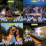 Solar Flowers Lights - Outdoor Waterproof Hydrangea Stake, Solar Flower Decor for Patio, Courtyard, Garden Lawn | Lumora