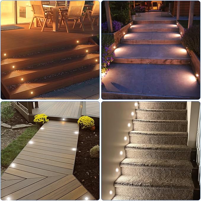 HIBOITEC Recessed LED Deck Light Kits, 1-Pack Recessed Deck Lighting IP67 Waterproof Patio Lighting for Garden | Lumora