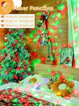 Christmas Lights 600 LED 98FT, Waterproof Outdoor String Lights with Remote and Timer, 8 Modes Dimmable Fairy | Lumora