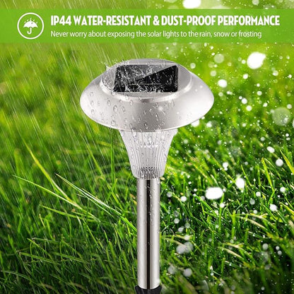 Solar Lights Outdoor Decorative, Color Changing Solar Lights for Garden, KOCASO Solar Landscape Lights, Decor for Path, Flower Bed, Yard, Walkway (4 Pack)