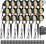 ZUCKEO 5W LED Low Voltage Landscape Lights with Timer Transformer 12V 24V Outdoor Landscape Lighting Kit with | Lumora