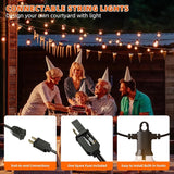 Kawaya 200FT Outdoor String Lights - LED Waterproof Patio Light for Outside with 100+4 G40 Globe Blubs | Lumora