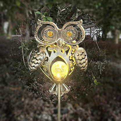 Owl Light for Garden Decor - Waterproof Pathway Stakes, Outdoor Lawn Patio Lights, Unique Yard Gift for Family