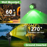 Solar Spotlights Outdoor Waterproof, RGB Landscape Spotlights, Christmas Decorative Solar Spot Lighting for Garden | Lumora