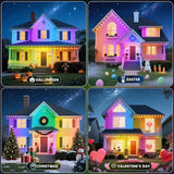 LETIANPAI 400FT Permanent Outdoor Lights,RGB Eaves Lights with App Control Remote,DIY Scene Modes IP67 Waterproof | Lumora