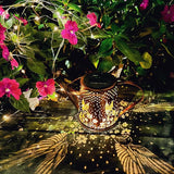 Solar Watering Can Outdoor Lights Garden Decor,Hummingbird Hanging Lantern Waterproof Landscape Lights Outside | Lumora
