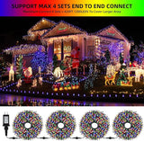105FT 300LEDs Christmas Lights Outdoor Indoor String Lights 8 Modes Memory Function for Christmas Tree Party | Lumora
