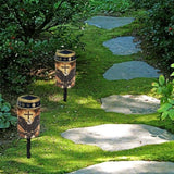 Eagle and Cross Pattern Solar Garden Stake Lights Grave Lamp for Outdoor Cemetery Waterproof Dustproof Flameless | Lumora