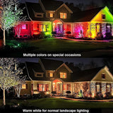 RGB Low Voltage Landscape Lights LED Color Changing Well Lights, Outdoor In Ground Light Waterproof Spotlights | Lumora