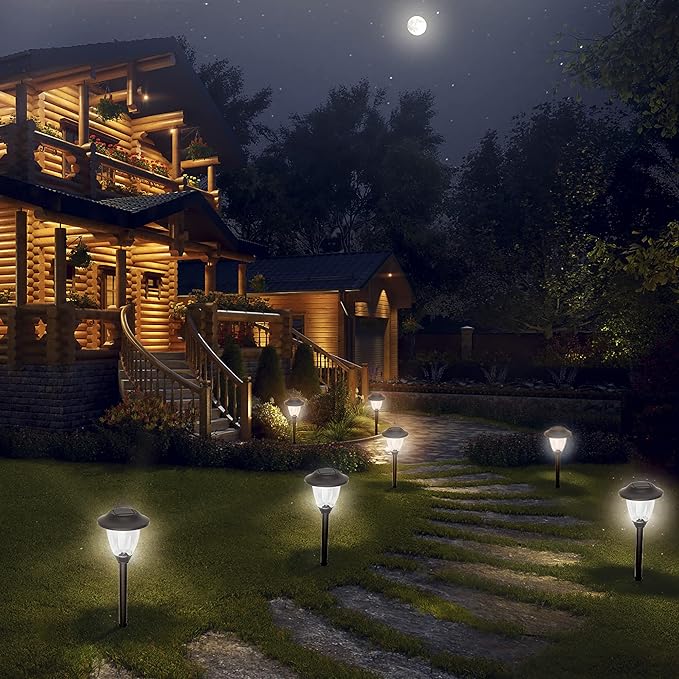 Morvat Solar Lights Outdoor Decorative Outdoor Lighting, Super Bright, Solar Landscape Lights for Pathway | Lumora