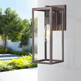 Bestshared Outdoor Wall Sconce, 15 Inch Outdoor Wall Lantern with Clear Glass, Anti-Rust Porch Lights,Weather | Lumora