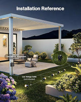 HIBOITEC Low Voltage Landscape Lighting 12W with Connectors 100W Transformer - Outdoor Security Flood Light | Lumora