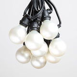 Hometown Evolution, Inc. White Pearl Outdoor Patio Globe String Lights (Commercial 100 Foot 80 Socket - G50 White | Lumora
