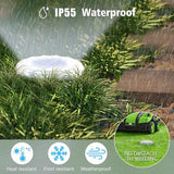 12Pack Solar Ground Lights, Solar Lights Outdoor Waterproof, Pathway Lights Solar Powered, Solar Garden Light | Lumora
