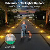 T-SUN Solar Deck Lights Outdoor Waterproof, Deck Lights Solar Powered, Driveway Marker Light for Fence Front Door | Lumora