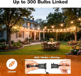 LEDVANCE 24-ft Outdoor String Lights, Edison Shatterproof S14 Bulbs, Linkable, String Lights for Outside/Indoor | Lumora
