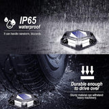 Solar Deck Lights LED Light Solar Powered Outdoor Waterproof for Step Sidewalk Stair Garden Ground Pathway Yard | Lumora