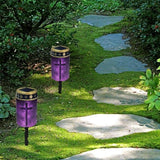Poceacles Cross Solar Lights Pack of 10 Waterproof Solar Garden Lights Cemetery Solar Outdoor Lights Outdoor Stake | Lumora
