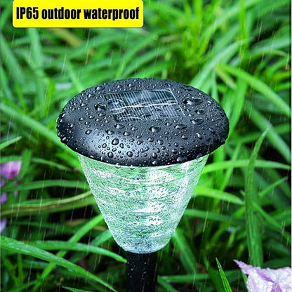 Solar Pathway Lights Outdoor,Color Changing+Warm Lights LED,Home Outdoor Waterproof Villa Garden Landscape Decoration Outdoor Garden Lights,Auto On/Off,Ultra Bright,Black,5pcs