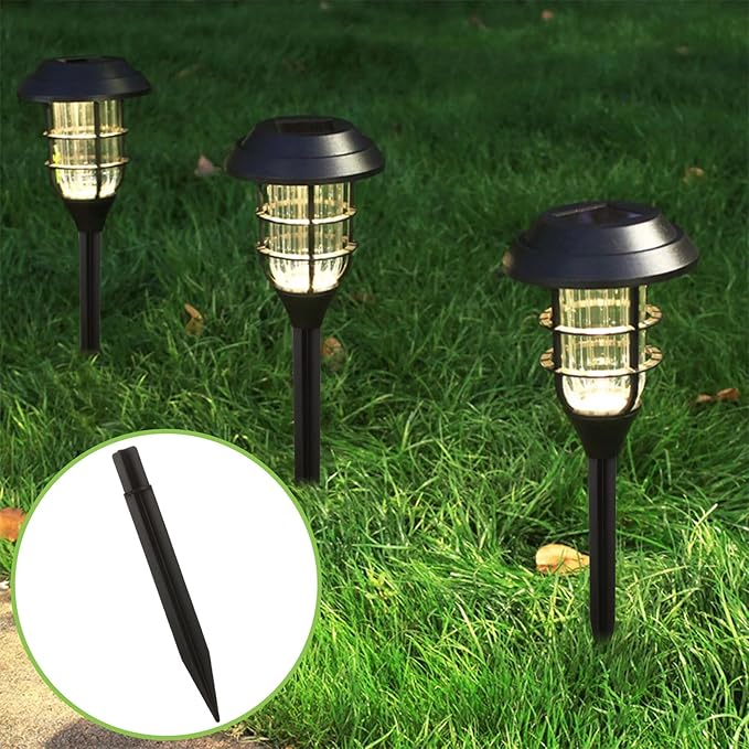 30 Pcs 8.2 Inch Solar Light Stakes Replacement, Ground Spikes for Solar Lights, Plastic Lights Replacement Stakes | Lumora