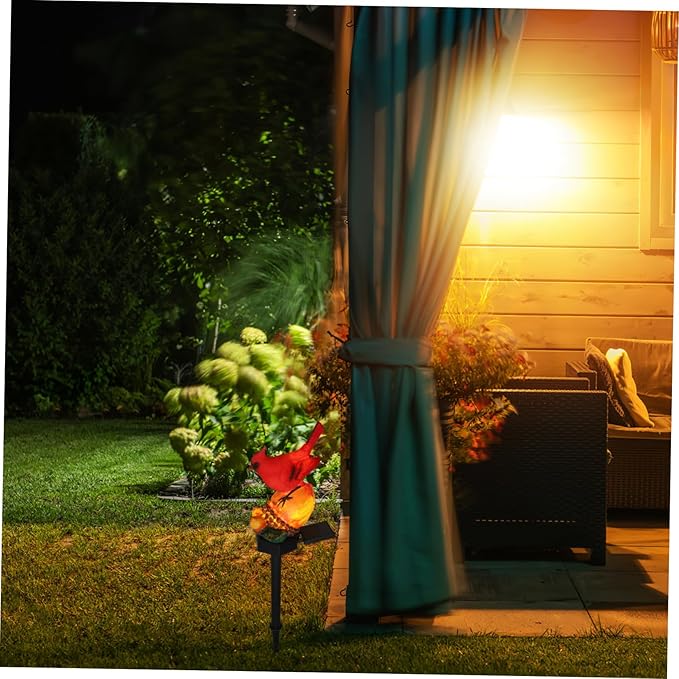Bird Solar Garden Light Solar Powered Outdoor Decorative Lamp Led Landscape Decor Lights for Patio