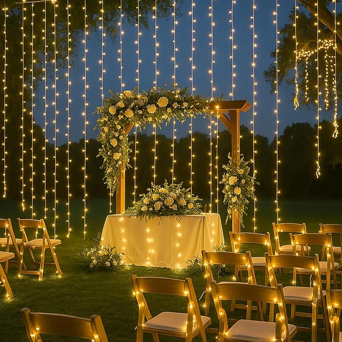 50 Counts Warm White LED Christmas Lights, 25ft Commercial Grade Outdoor String Lights - Waterproof UL Certified | Lumora