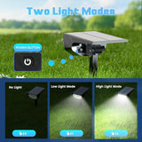 Solar Spot Lights Outdoor IP68 Waterproof, Ultra-Bright Performance，Simple Modes for Easier Operation, Auto | Lumora