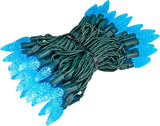 ‎‎‎Novelty Lights 24FT 70 LED C6 LED Christmas String Lights, Outdoor Christmas Tree Commercial Grade LED String | Lumora