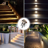 LED Step Lights Low Voltage IP65 Waterproof Recessed LED Deck Lighting, Half Moon F1.38 Yard Garden Patio Step | Lumora