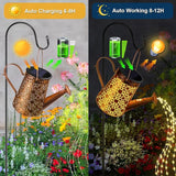 Solar Watering Can with Lights, Large Waterproof Solar Outdoor Lights Decorative Metal Solar Garden Lights Solar | Lumora