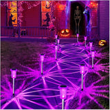 Halloween Solar Lights Outdoor 15 Pack Solar Pathway Lights Outdoor Halloween Decorations Waterproof Yard Lighting | Lumora