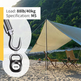 165FT Outdoor String Light Hanging Kit, Heavy Duty 1/16" Vinyl-Coated 304 Stainless Steel Cable, Globe Light | Lumora