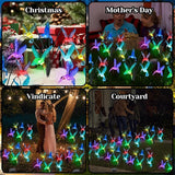 Solar Hummingbird Lights Outdoor,2PACKS 12LED Swaying Firefly for Hummingbird Path Decor,Unique Gifts for | Lumora