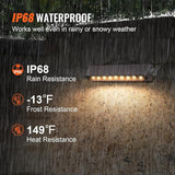 VEVOR LED Hardscape Lighting, 6.8 Inch Retaining Wall Lights, 3W 12V-24V AC/DC Low Voltage Paver Light, IP68 | Lumora