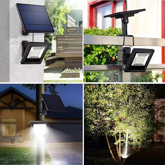 2 Pack Solar Wall Mount Lights - Super Bright Solar Security Flood Lights for Outdoor Use, IP65 Waterproof, Dusk to | Lumora