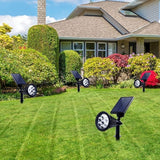 Solar Spot Lights Outdoor Waterproof Solar Powered Spotlight Landscape Lighting Color Changing Auto On/Off for Yard | Lumora