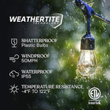 Brightech Ambience Pro 27 Ft Solar Powered Outdoor String Lights - Commercial Grade Waterproof Patio Lights with | Lumora