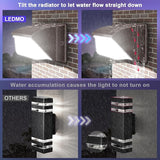 ledmo 120W LED Wall Pack Light Outdoor 6 Pack Exterior Commercial Lighting Fixture Waterproof Wall Mount for | Lumora