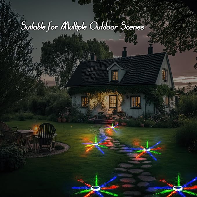 Leadleds Solar Ground Lights, Outdoor Waterproof Landscape Lights for Patio, Yard, Pathway, Walkway and Driveway | Lumora