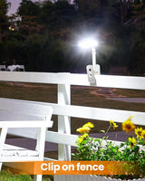 Clip On Solar Lights Outdoor, Motion Sensor Outdoor Lights, 92 LEDs 600LM Solar Fence Lights Outdoor | Lumora