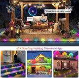 LED Deck Lights Kit, 30 Pack 1.77" Smart RGBW+IC Outdoor Lights | Low Voltage Recessed Deck & Step Lights | IP67 | Lumora