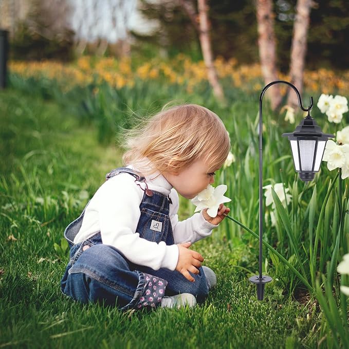 Toyvian Solar Courtyard Lawn Light Hexagonal Vintage Solar Pathway Lamp Waterproof Outdoor Garden Decorative Yellow | Lumora