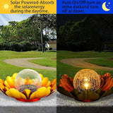 WNP Solar Flower Light Outdoor Christmas Decorative,Garden Solar Powered Lights,Yard Solar Glass Ball Light with | Lumora