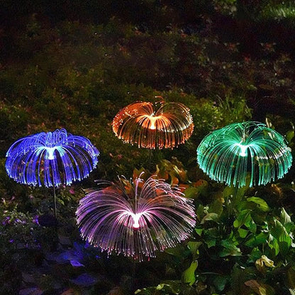 Solar Lights for Garden, Waterproof with Colour Changing – LED Garden Lights with Stakes, for Festival Balconies Terraces Halloween Patios Porches Entrance Party Pathway