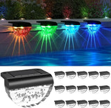 16 Pack Solar Deck Lights Outdoor, Solar Step Lights Waterproof for Outside, Yard, Patio, Garden, Pool, Railing | Lumora
