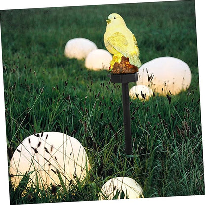 Solar Pathway Lights Led Stake Solar Lamp Bird Ornament for Garden Lawn and Decorations Easy to Install Random Designs