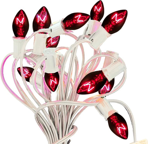 EST. LEE DISPLAY L D 1902 Outdoor Christmas String Light Sets w/Bulbs & White Hanging Cord Included Christmas | Lumora