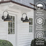 Bestshared Outdoor Barn Lights,4 Pack Outdoor Wall Sconce,Weather Resistant Farmhouse Porch Wall Mount Light | Lumora